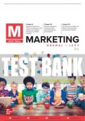 Test Bank For M: Marketing, 8th Edition All Chapters - 9781264131181