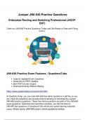 Juniper JN0-649 Practice Questions - Self Learning Materials from QuestionsTube