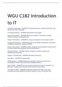 WGU C182 Introduction  to IT all final exams  and correct answers 2023/2024