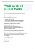 WGU C708 V4 QUICK PASS questions and correct answers 2023.2024