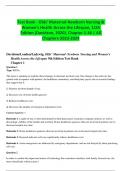 Test Bank - Olds' Maternal-Newborn Nursing & Women's Health Across the Lifespan, 11th Edition (Davidson, 2020), Chapter 1-36 | All Chapters-2023-2024