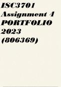 ISC3701 Assignment 4 PORTFOLIO 2023 (806369)