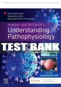 Test Bank For Evolve Resource for Huether and McCance's Understanding Pathophysiology, Canadian Edition, 2nd - 2023 All Chapters - 9780323778848