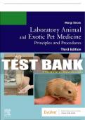 Test Bank For Laboratory Animal and Exotic Pet Medicine, 3rd - 2023 All Chapters - 9780323778169