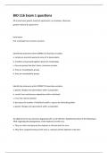 BIO 116 Exam 1 questions Download To Score An A+