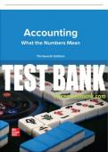 Test Bank For Accounting: What the Numbers Mean, 13th Edition All Chapters - 9781264126743