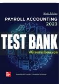 Test Bank For Payroll Accounting 2023, 9th Edition All Chapters - 9781264114962