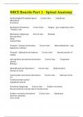 NBCE Boards Part 1 - Spinal Anatomy