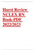 Hurst Review NCLEX RN Book-PDF 2022/2023