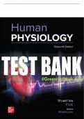 Test Bank For Human Physiology, 16th Edition All Chapters - 9781260720464