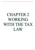 CHAPTER 2 WORKING WITH THE TAX LAW (South-Western Federal Taxation 2023: Individual Income Taxes)