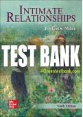 Test Bank For Intimate Relationships, 9th Edition All Chapters - 9781260804263