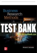 Test Bank For Business Research Methods, 14th Edition All Chapters - 9781260733723