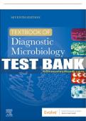 Test Bank For Textbook of Diagnostic Microbiology, 7th - 2023 All Chapters - 9780323832724