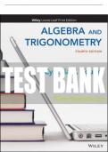 Test Bank For Algebra and Trigonometry, 4th Edition All Chapters - 9781119320869