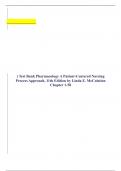  Test Bank Pharmacology A Patient-Centered Nursing Process Approach, 11th Edition by Linda E. McCuistion Chapter 1-58