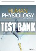 Test Bank For Human Physiology, 2nd Edition All Chapters - 9781119571018