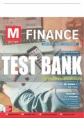 Test Bank For M: Finance, 6th Edition All Chapters - 9781264412754