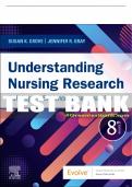 Test Bank For Understanding Nursing Research, 8th - 2023 All Chapters - 9780323826419