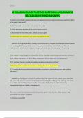 GI PHARMACOLOGY PRACTICE QUESTIONS AND ANSWERS (2023/2024) (VERIFIED ANSWERS) A patient is prescribed lorazepam (Ativan) and a glucocorticoid during chemotherapy treatments. What is the nurse's best action? A.) Call the health care provider and questio