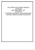 Test Bank For Current Medical Diagnosis And Treatment 2023 62nd Edition By By Maxine Papadakis, Stephen Mcphee, Michael Rabow & Kenneth Mcquaid.