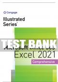 Test Bank For Illustrated Series® Collection, Microsoft® Office 365® & Excel® 2021 Comprehensive - 1st - 2023 All Chapters - 9780357675106