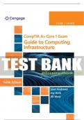 Test Bank For CompTIA A+ Core 1 Exam: Guide to Computing Infrastructure - 10th - 2020 All Chapters - 9780357108376