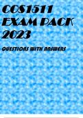 COS1511 EXAM PACK 2023