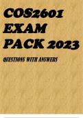 COS2601 EXAM PACK 2023