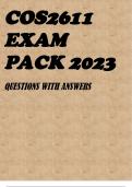 COS2611 EXAM PACK 2023