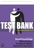 Test Bank For Social Psychology 10th Edition All Chapters - 9780137477197