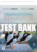 Test Bank For Organizational Behavior 19th Edition All Chapters - 9780137687206