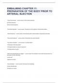 EMBALMING CHAPTER 11 PREPARATION OF THE BODY PRIOR TO ARTERIAL INJECTION 2023 passed