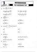 Math Calculus Integration practice MCQs with answers