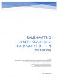 Samenvatting -  Klinische Gespreksvoering (202100166)