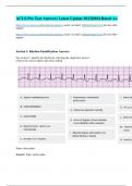 ACLS Pre Test Answers Latest Update 2023|2024 Rated A+