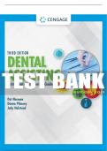 Test Bank For Dental Assisting Instruments and Materials Guide - 3rd - 2022 All Chapters - 9780357457405