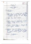 RAY OPTICS HAND WRITTEN NOTES