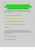 VARCAROLIS: CHAPTER 12 - SCHIZOPHRENIA AND SCHIZOPHRENIA SPECTRUM DISORDERS QUESTIONS AND ANSWERS (2023/2024) (VERIFIED ANSWERS)