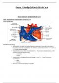 Exam 2 Study Guide-Critical Care