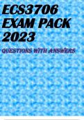 ECS3706 EXAM PACK 2023