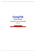 CompTIA Exam SY0-601 CompTIA Security+ Exam 2023-2024