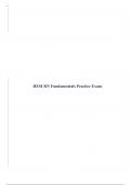 HESI RN Fundamentals Practice Exam