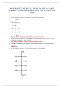 BIOCHEMISTY MODULE 4 PROBLEM SET 2023.100% CORRECT ANSWERS.PRIME PAPER FOR GUARANTEE PASS