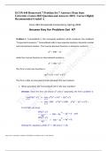 ECON 444 Homework 7 Problem Set 7 Answers (Penn State University) Latest 2023 Question and Answers 100% Correct Highly Recommended Graded A