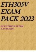 ETH305V EXAM PACK 2023