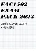 FAC1502 EXAM PACK 2023