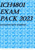 ICH4801 EXAM PACK 2023