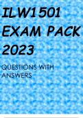 ILW1501 EXAM PACK 2023