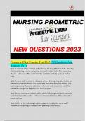 Prometric CNA Test Latest 2023 -2024